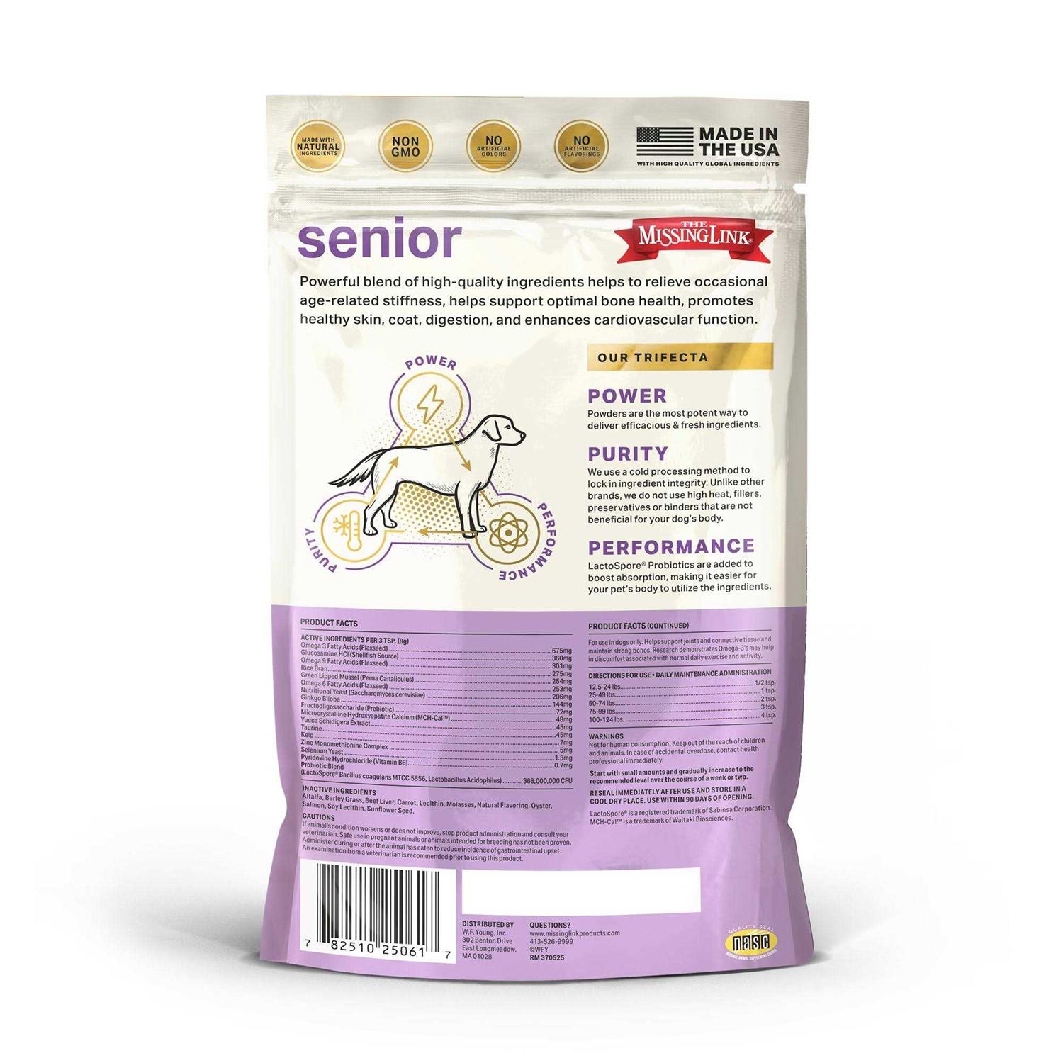 The Missing Link Senior Supplement 1lb - Healthber