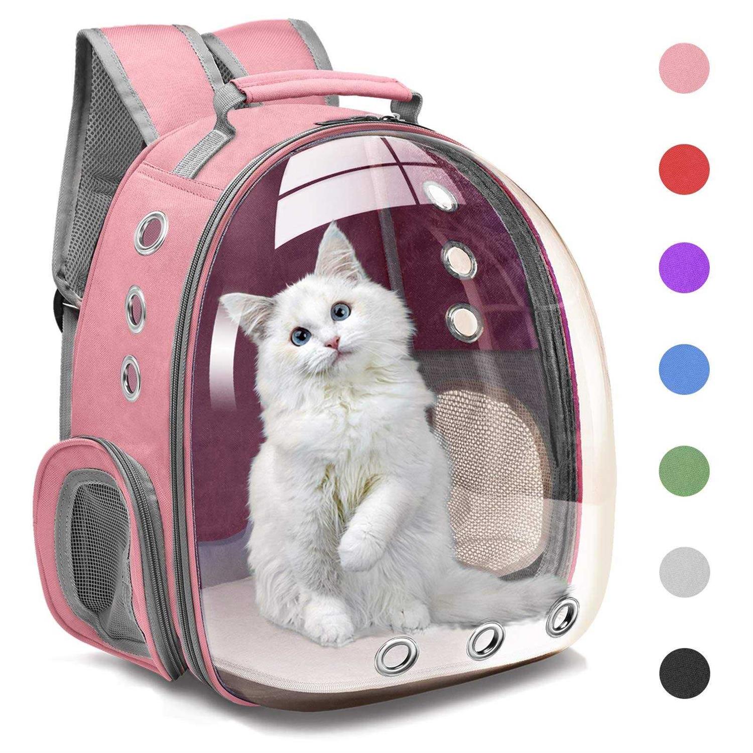 Henkelion Cat Backpack Carrier Bubble Bag Small Dog Backpack Carrier for Small Dogs - Healthber