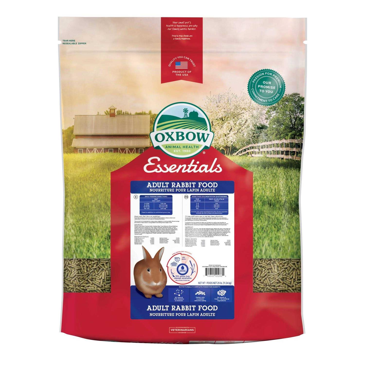 Oxbow Essentials Rabbit Food - Healthber