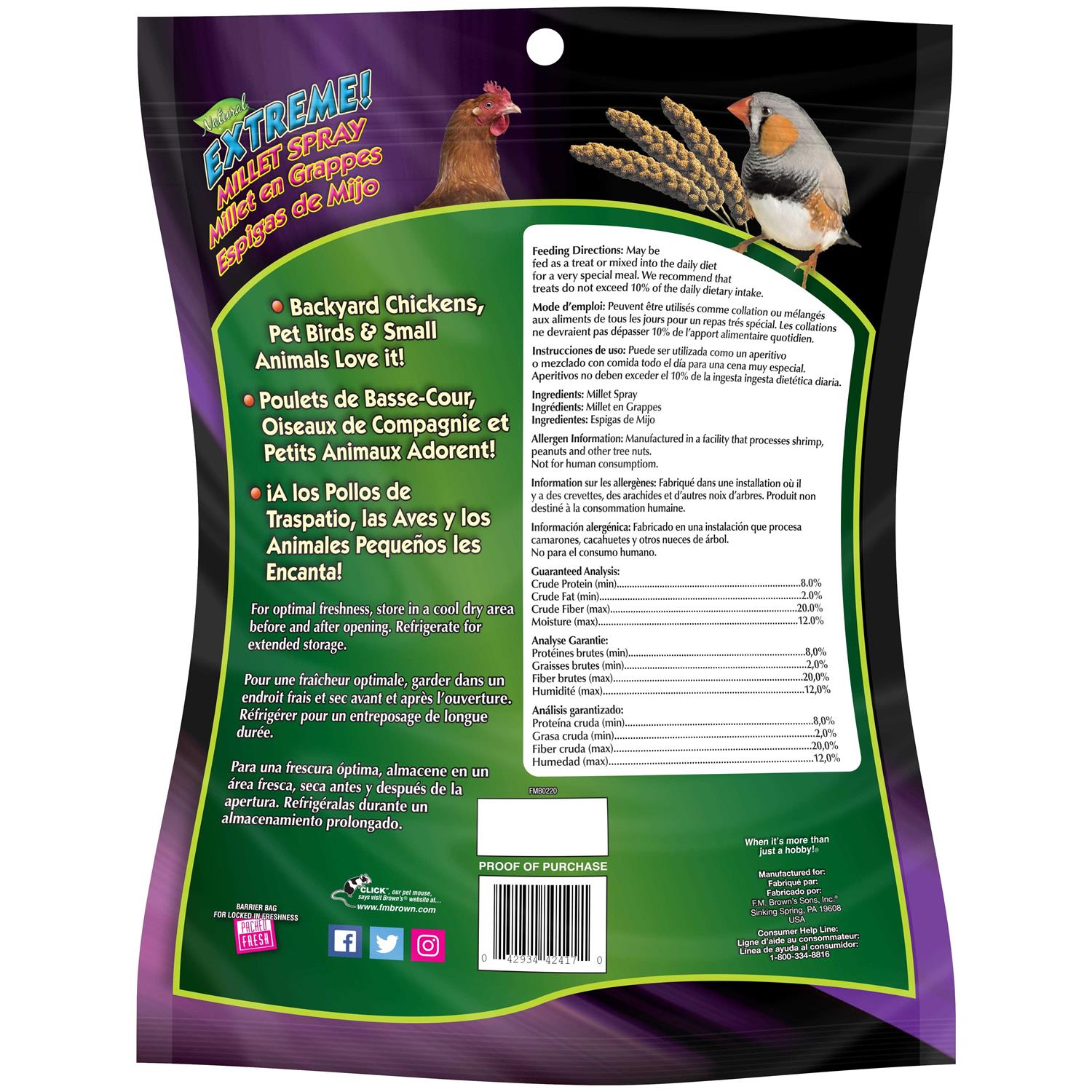 Extreme Natural Millet Spray 16 oz - Healthber