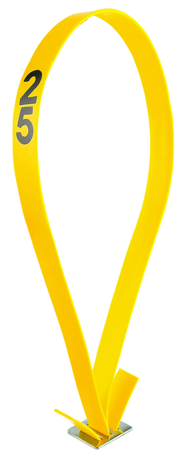 Mare ID Neck Strap - Numbered, Yellow - Healthber