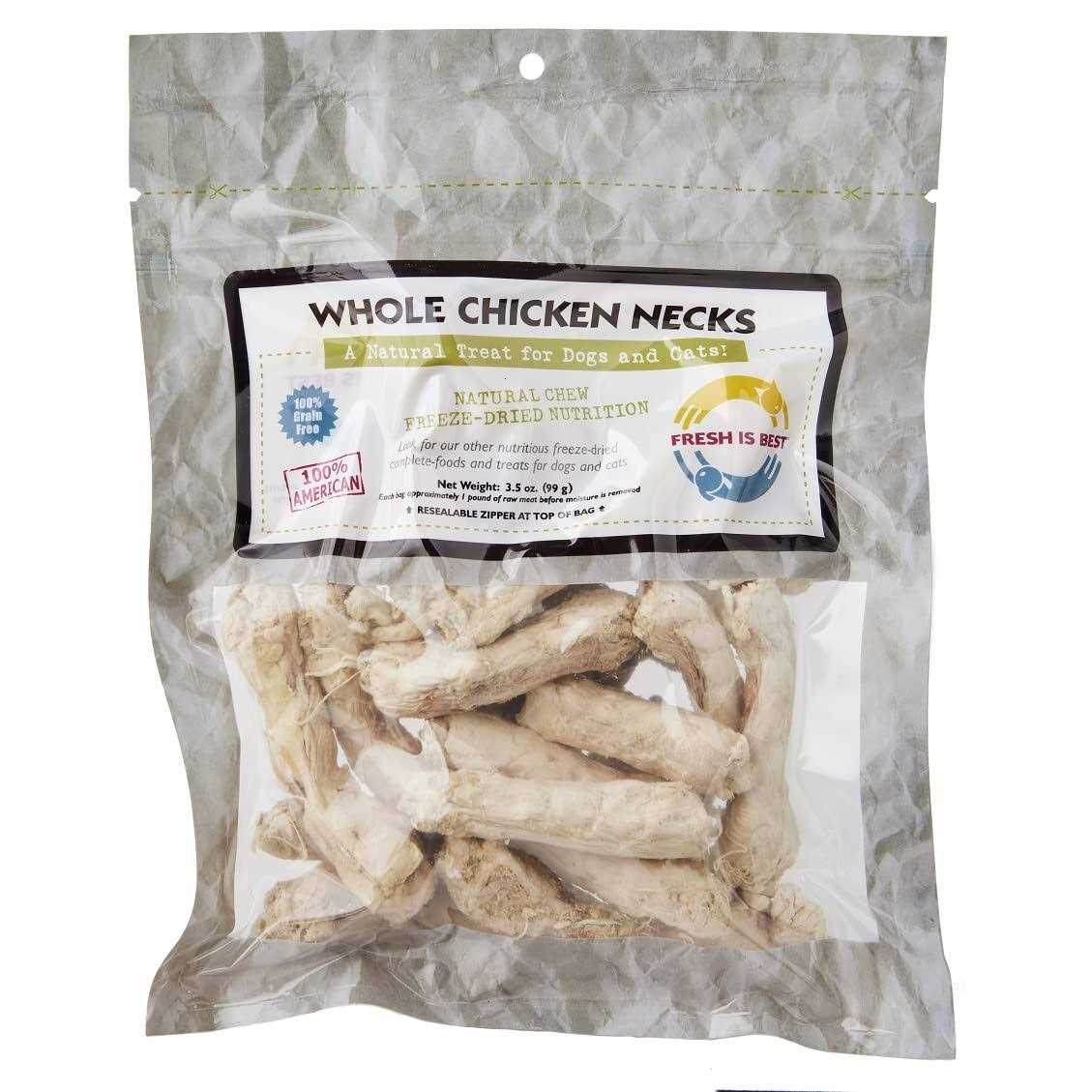 Fresh Is Best Freeze Dried Whole Chicken Necks - Healthber