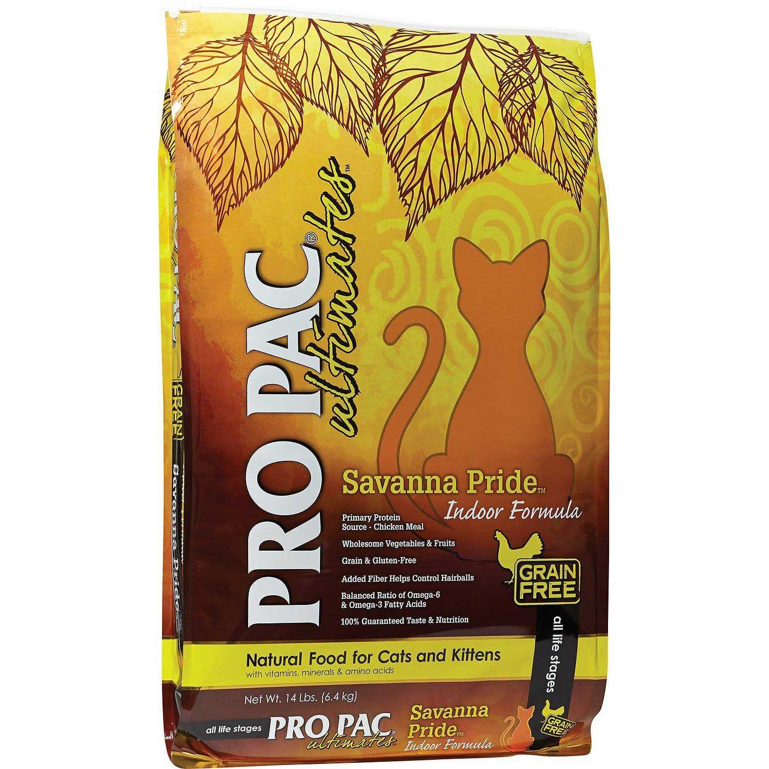 Pro Pac Ultimates Savanna Pride Grain-Free Indoor Dry Cat Food - Healthber