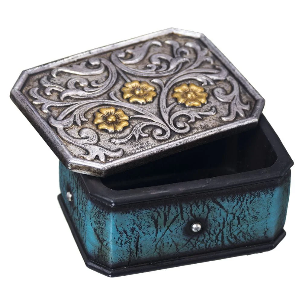 Turquoise Trinket Box - Healthber