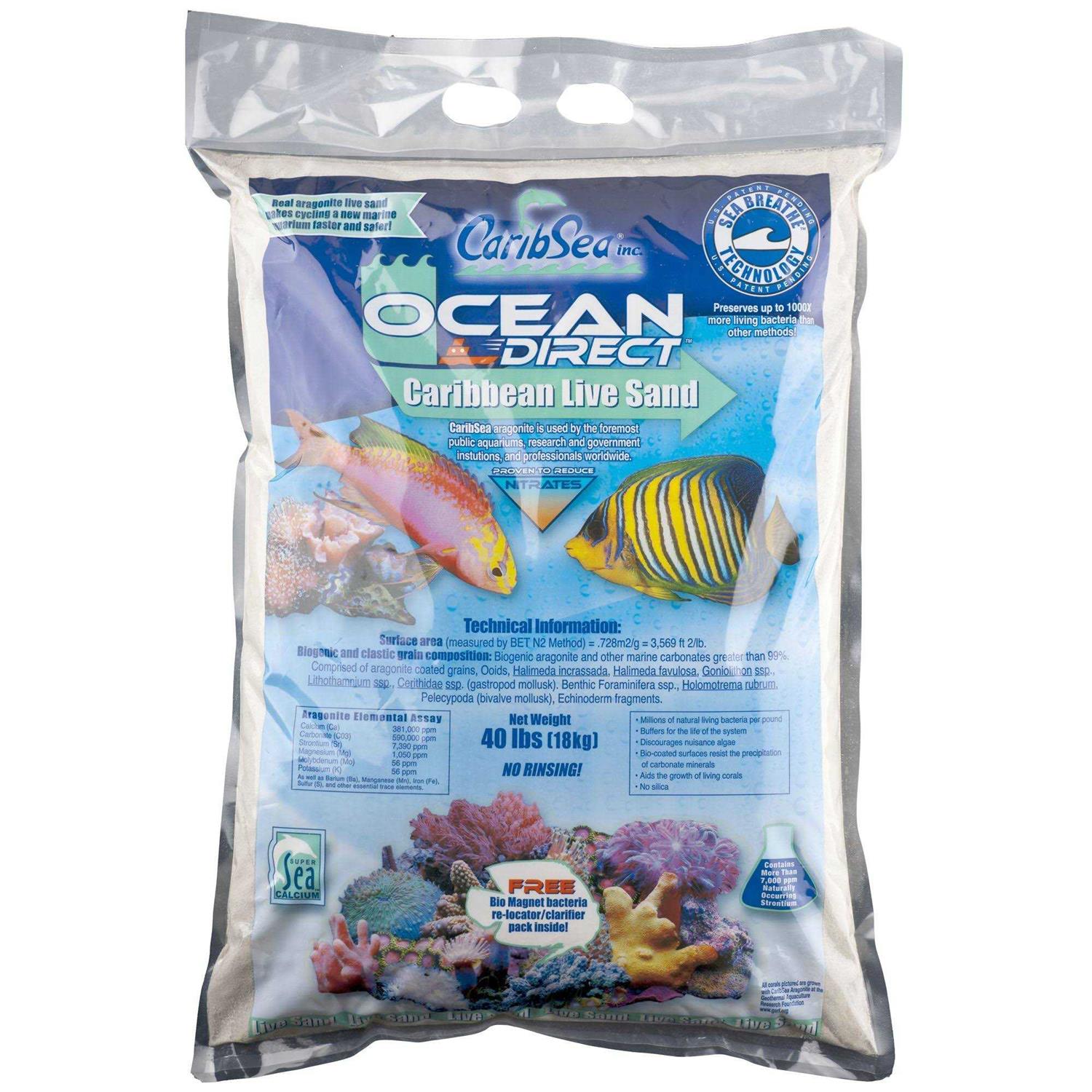 CaribSea Ocean Direct Natural Live Sand - Healthber