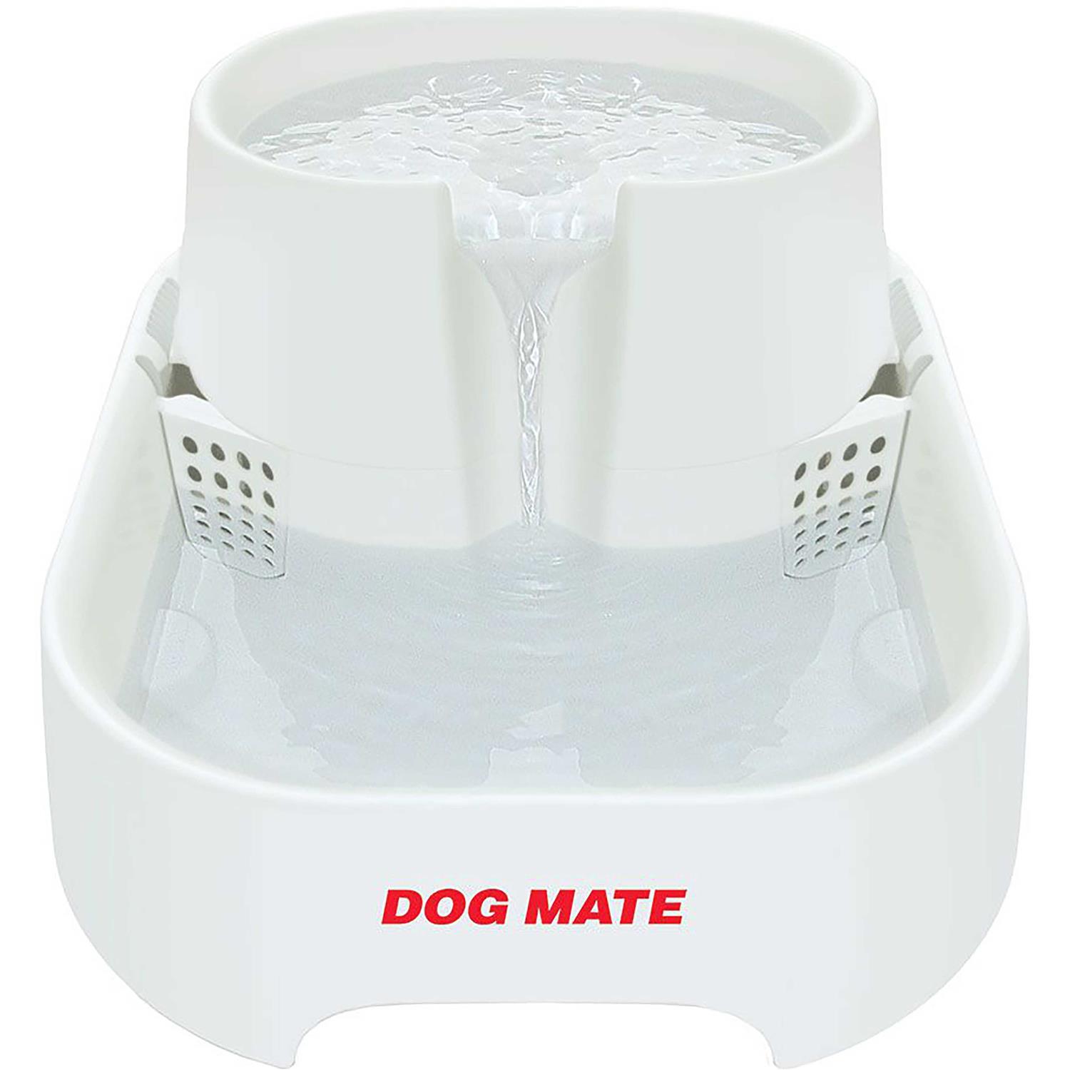 Dog Mate Large Fresh Water Plastic Dog & Cat Fountain, 192-oz - Healthber
