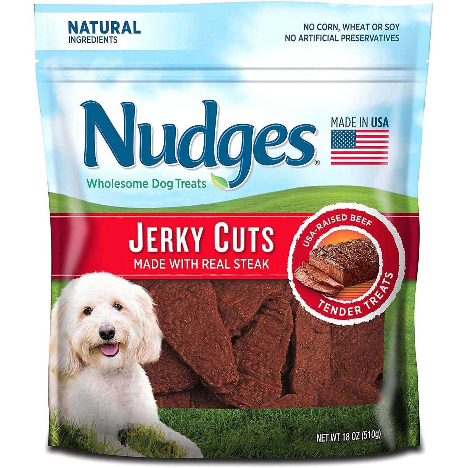 Nudges Dog Treats Jerky Cuts - Healthber