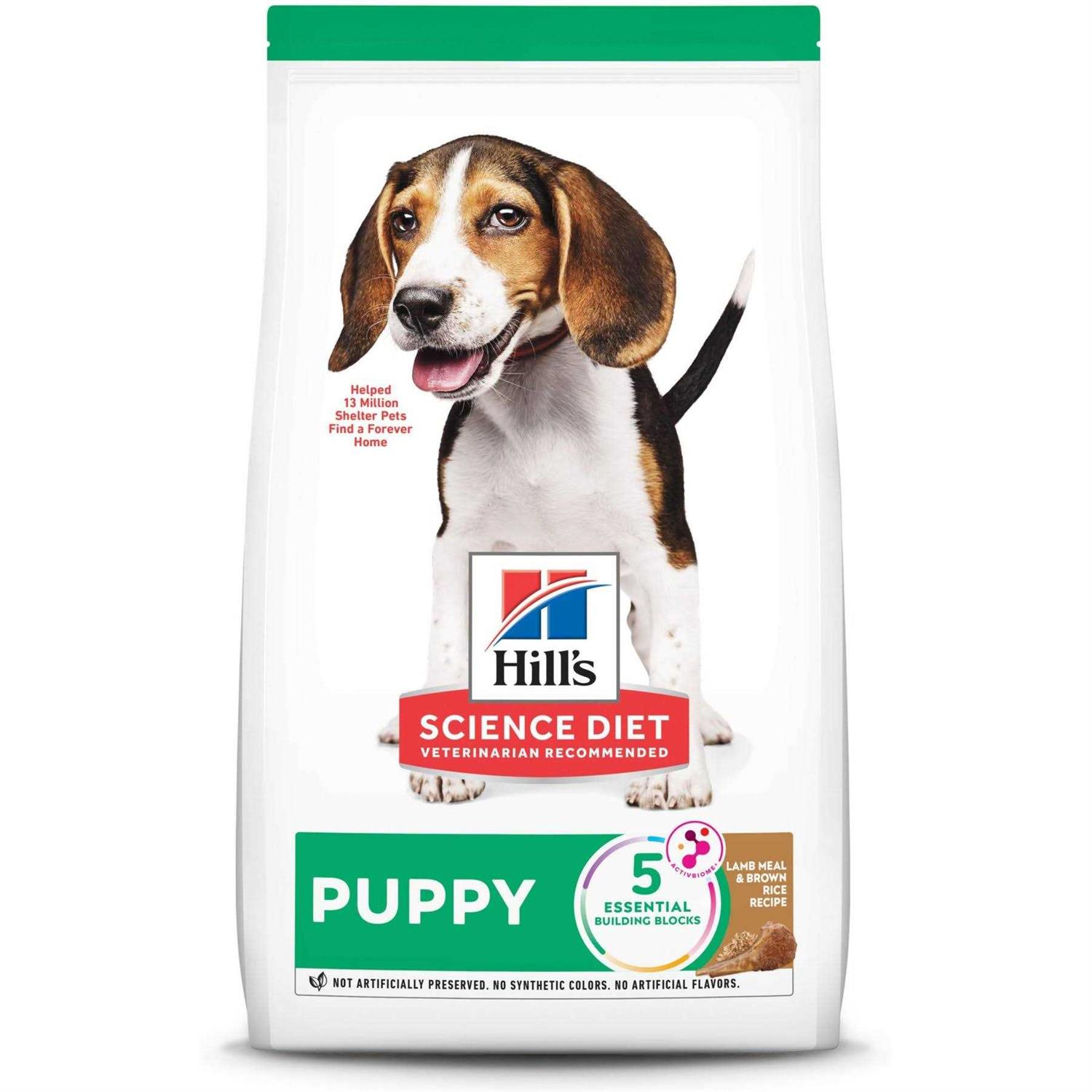 Hill’s Science Diet Puppy Lamb Meal & Brown Rice Recipe Dry Dog Food - Healthber