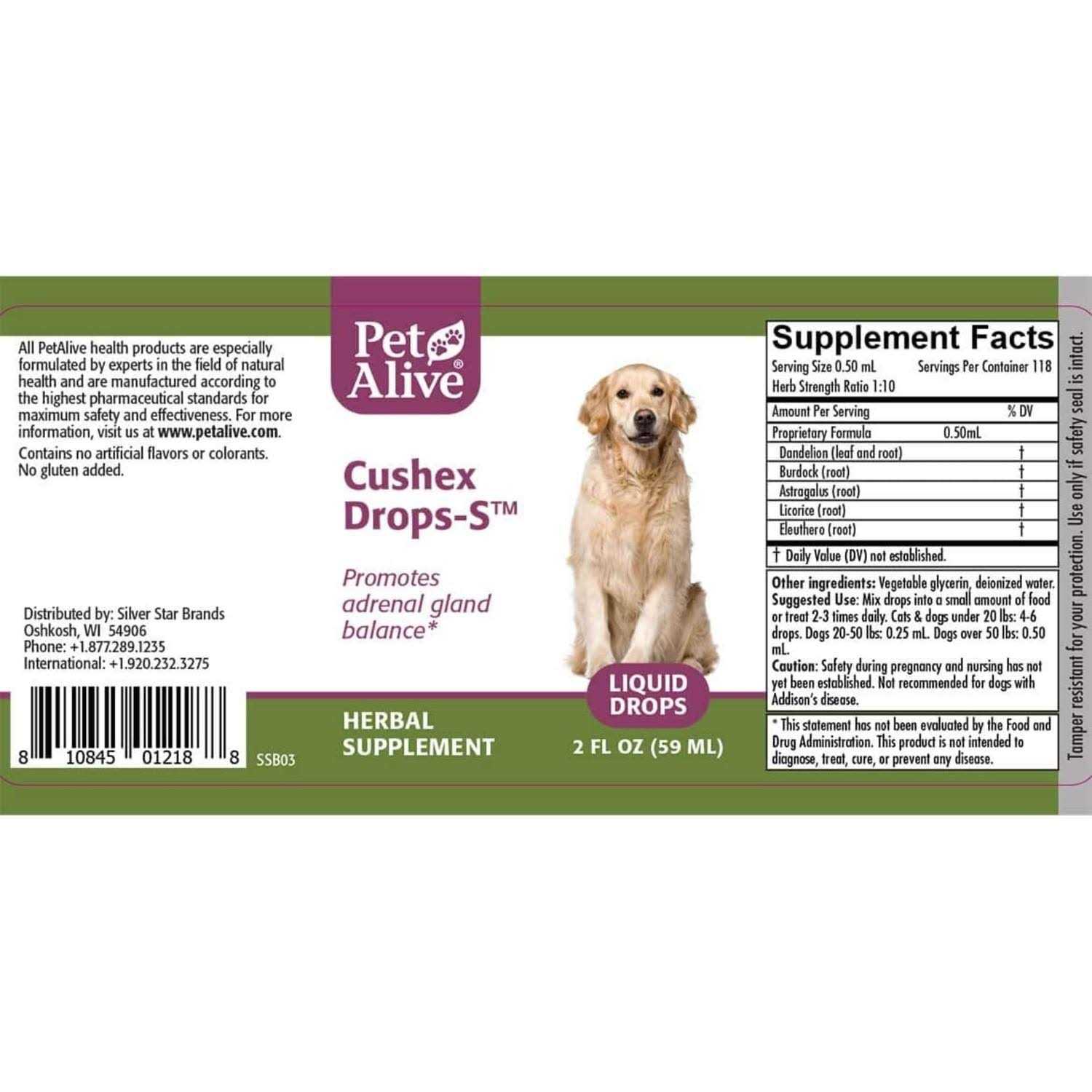 PetAlive Cushex Drops S - Healthber
