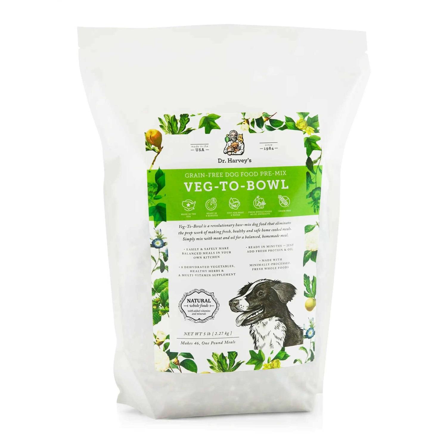 Dr. Harvey&s Veg-to-Bowl Grain-Free Dog Food Pre-Mix - Healthber