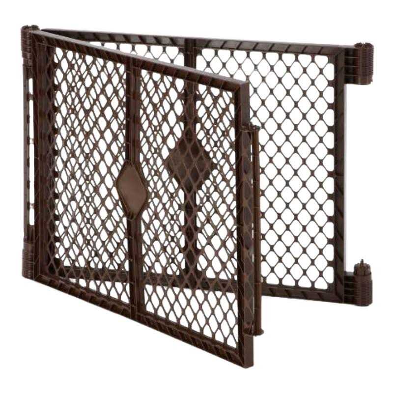 North States MyPet Petyard Passage /Stages Brown Two-Panel Extension - Healthber