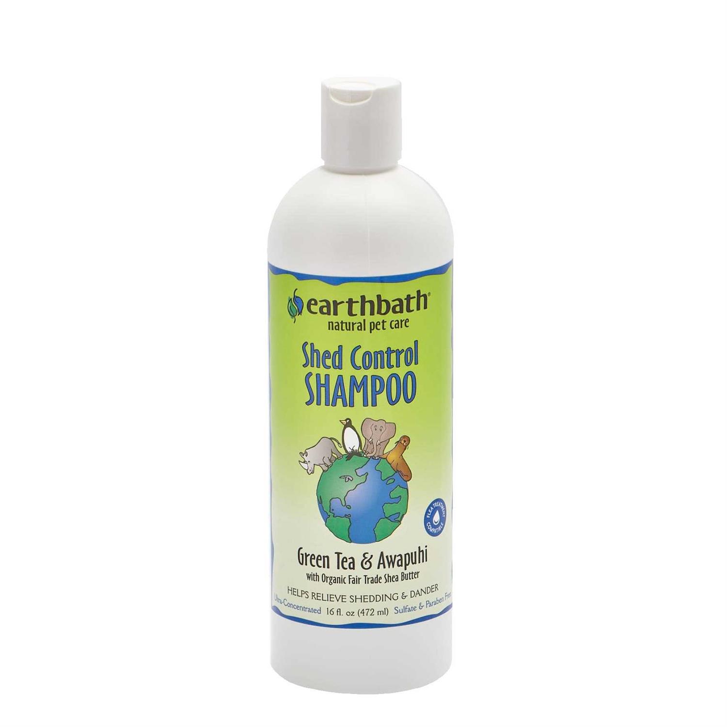 Earthbath Green Tea & Awapuhi Shed Control Shampoo - Healthber