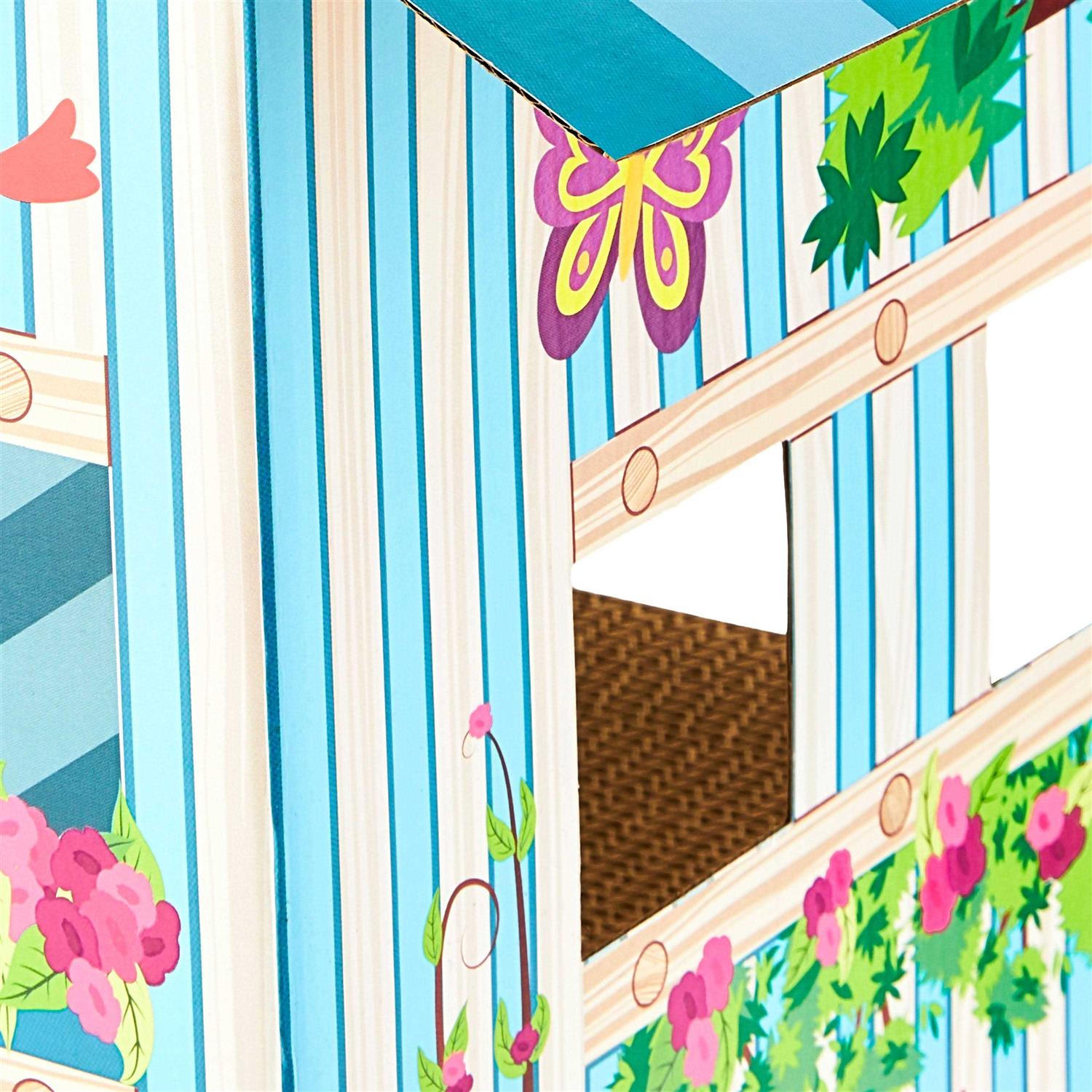 Vibrant Life Tree House Corrugated Paper Cat Scratch House - Healthber