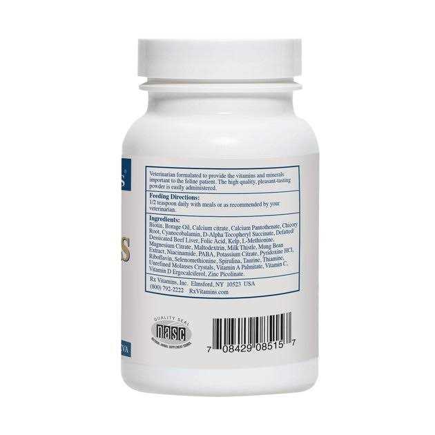 Rx Vitamins Rx Essentials Powder Multivitamin for Cats - Healthber