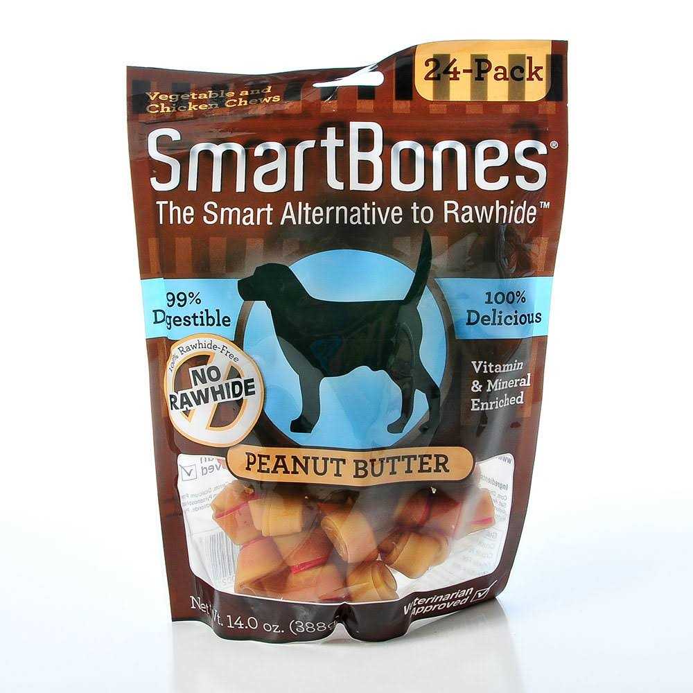 SmartBones Mini Peanut Butter Chews - Healthber