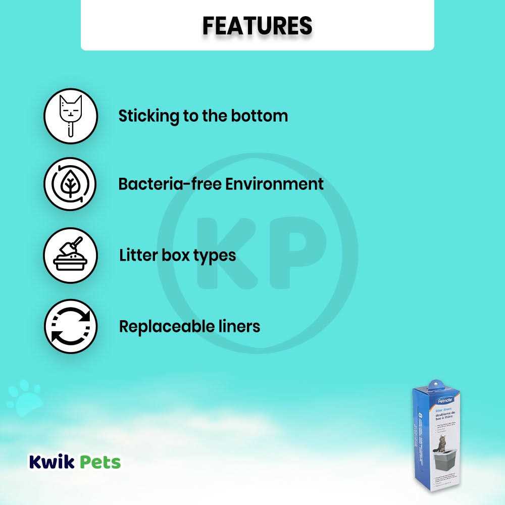 Petmate Top Entry Litter Pan Liners - Healthber