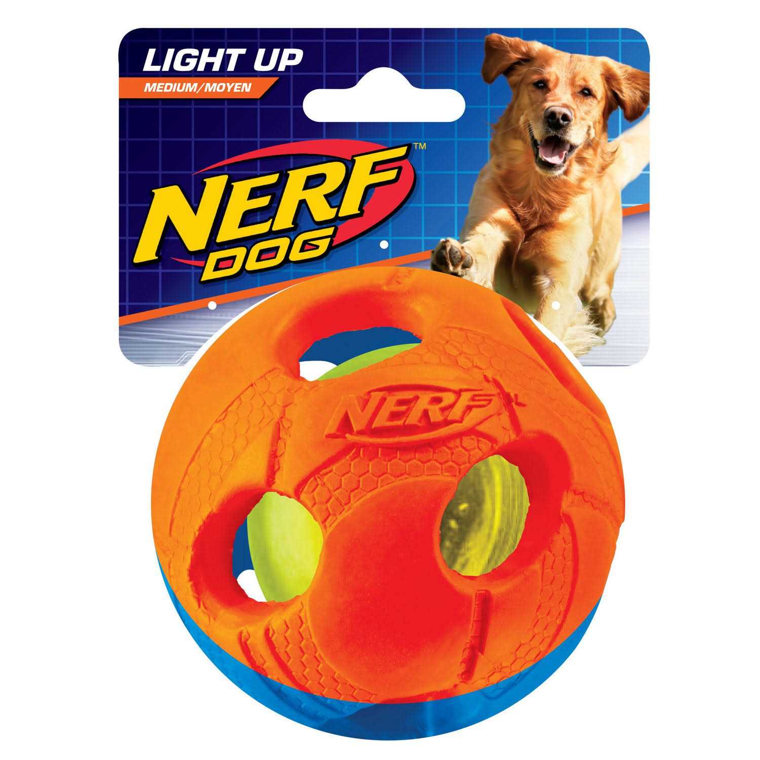 Nerf Dog LED Bash Ball - Healthber