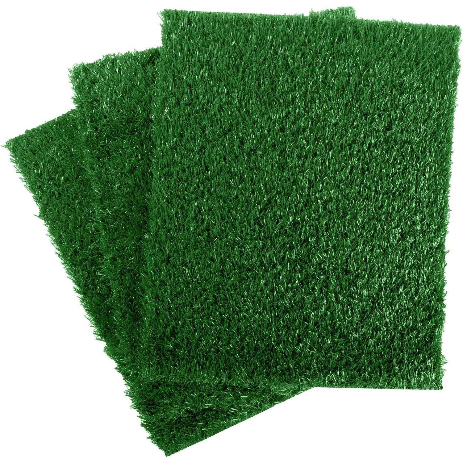 Petmaker Artificial Grass Puppy Dog Potty Pad with Tray - Healthber