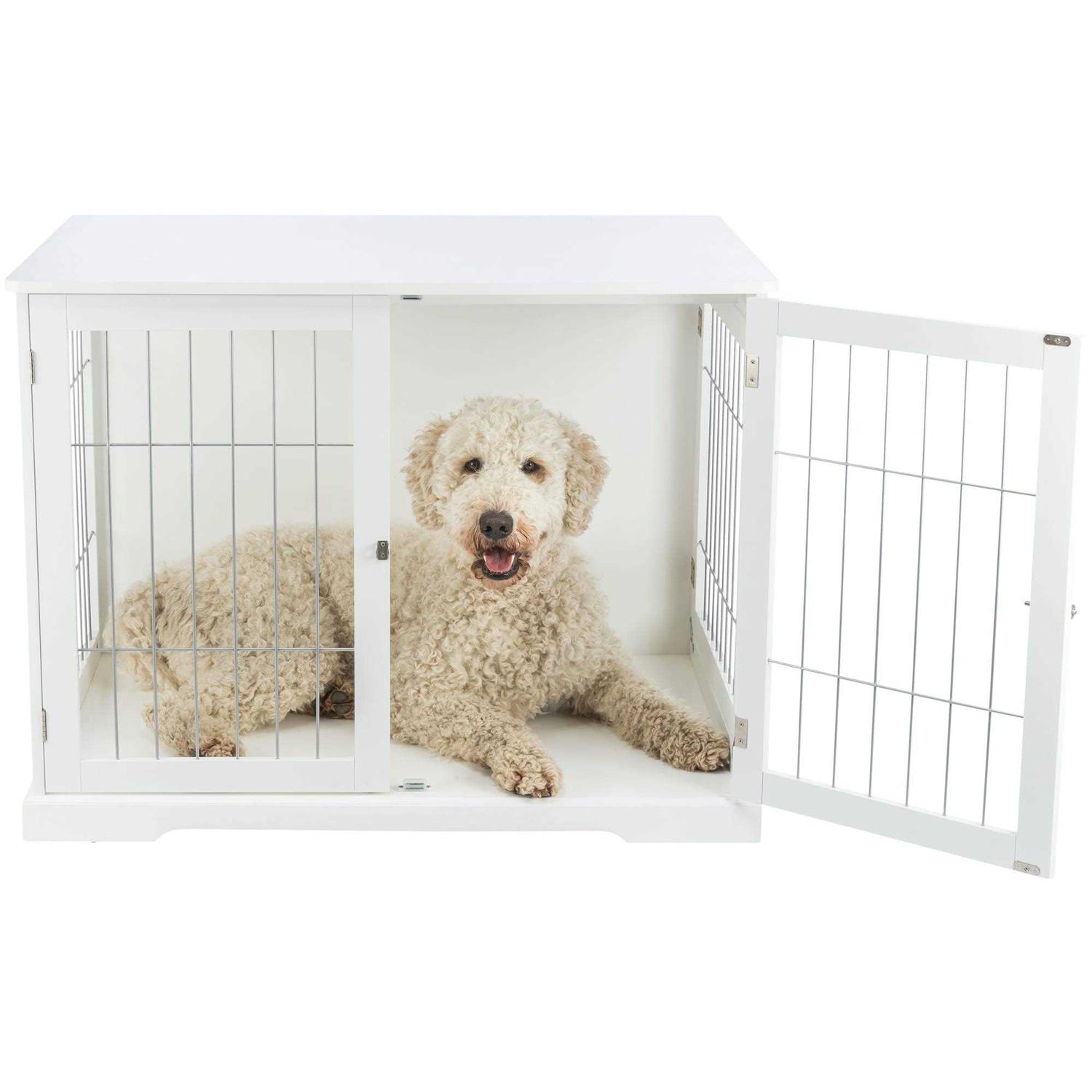 TRIXIE Pet Home End Table Indoor Kennel Furniture Style Crate - Healthber