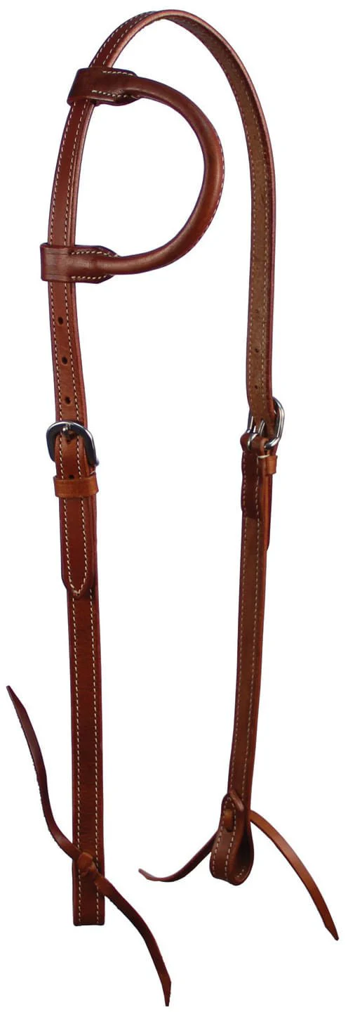 Buffalo Leather of the Rockies Leather One Ear Headstall - Healthber