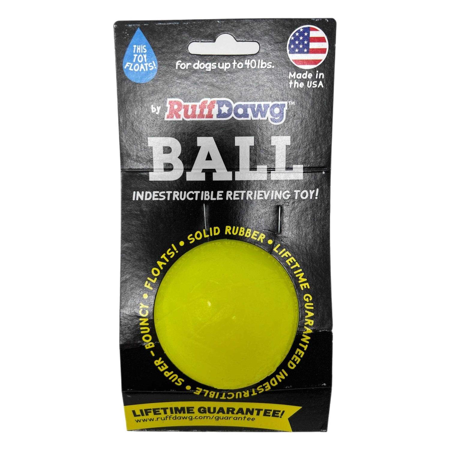 Ruff Dawg Dog Toy Indestructible Ball - Healthber