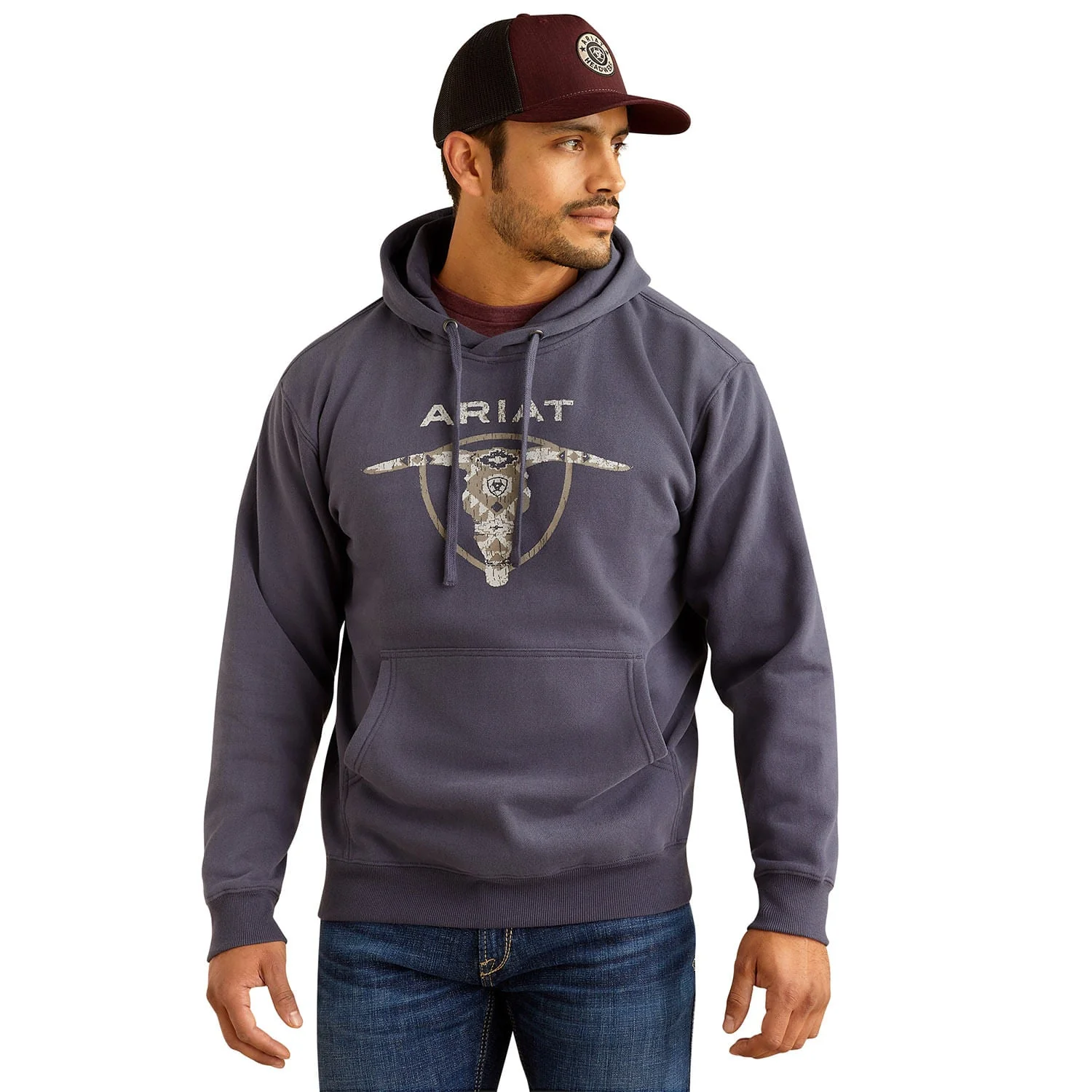 Ariat Men's Southwest Longhorn Hoodie - Healthber