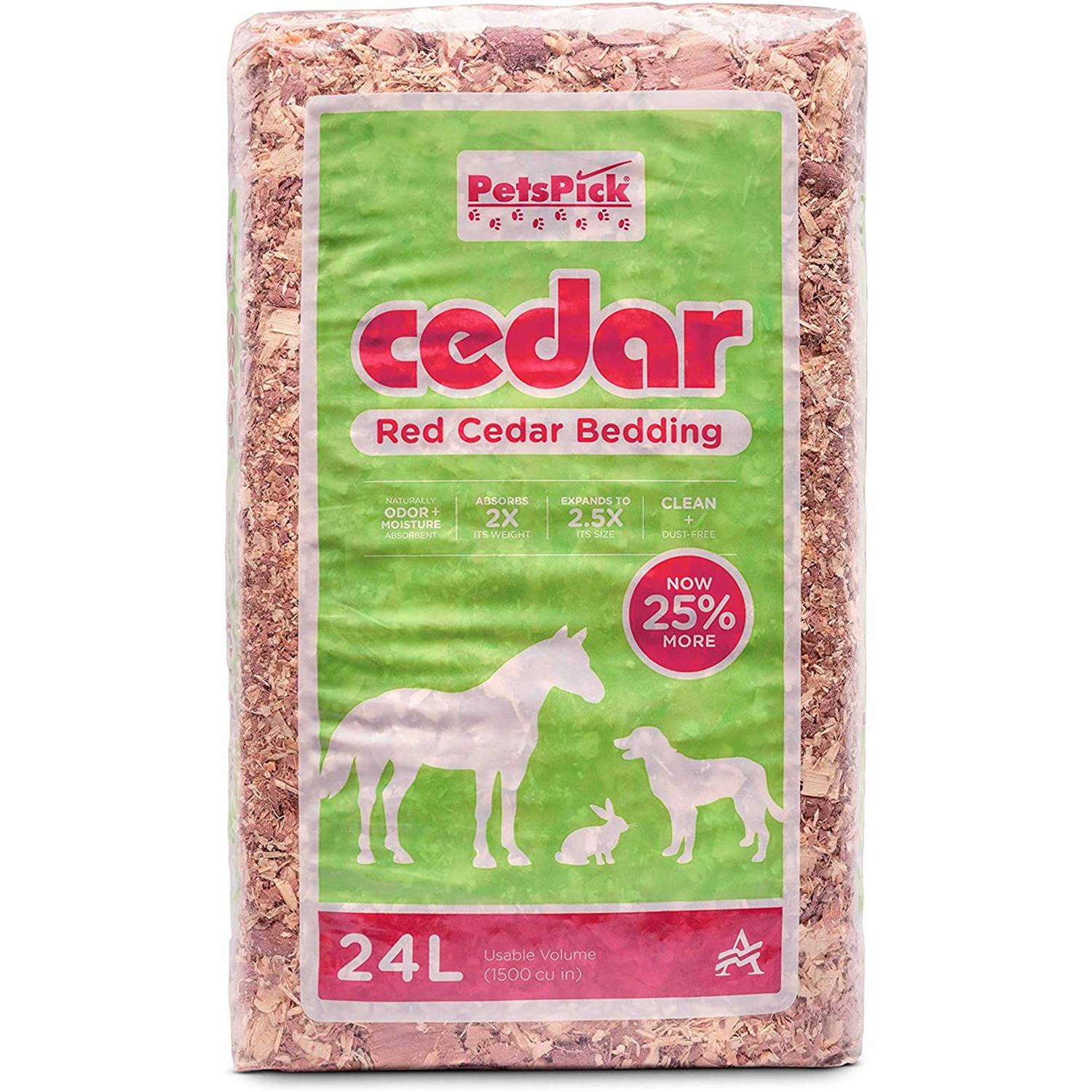 Pets Pick Red Cedar Bedding - Healthber