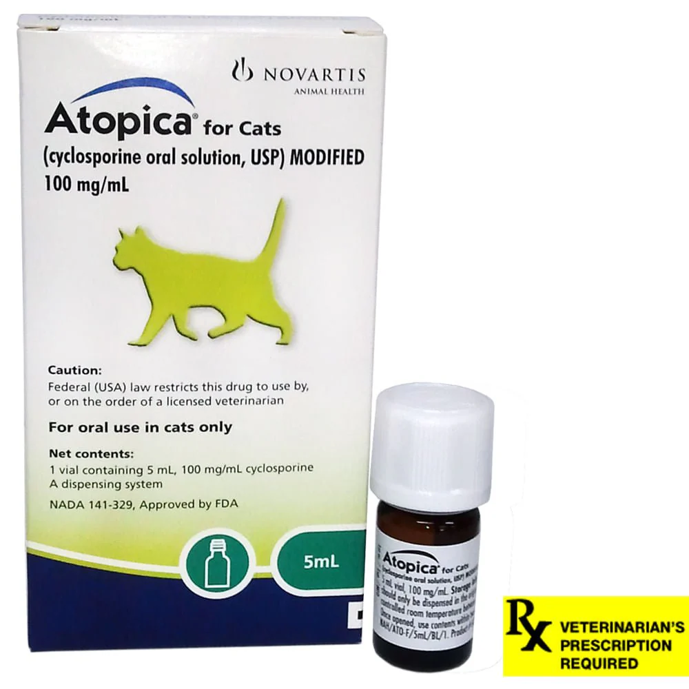 Rx Atopica for Cats Oral Solution - Healthber