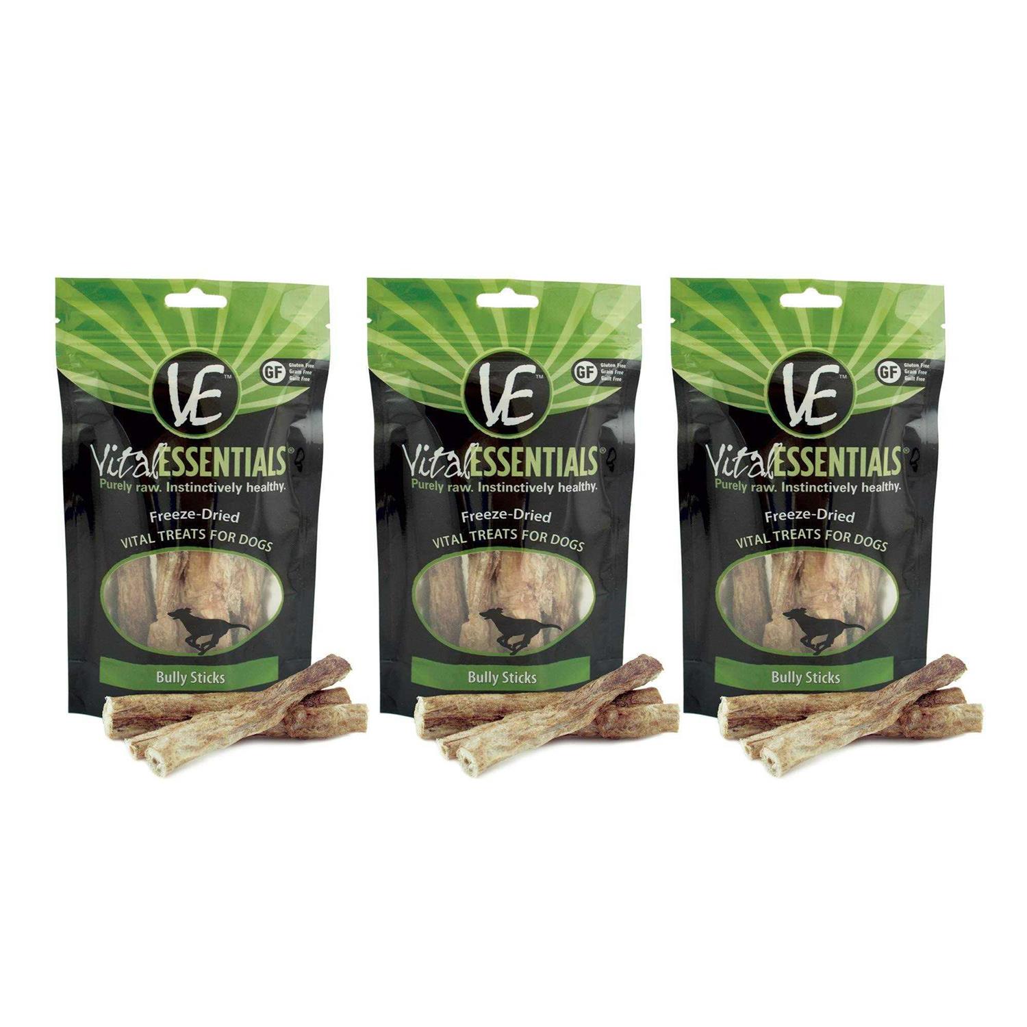 Vital Essentials Bully Sticks Freeze-Dried Dog Treats - Healthber