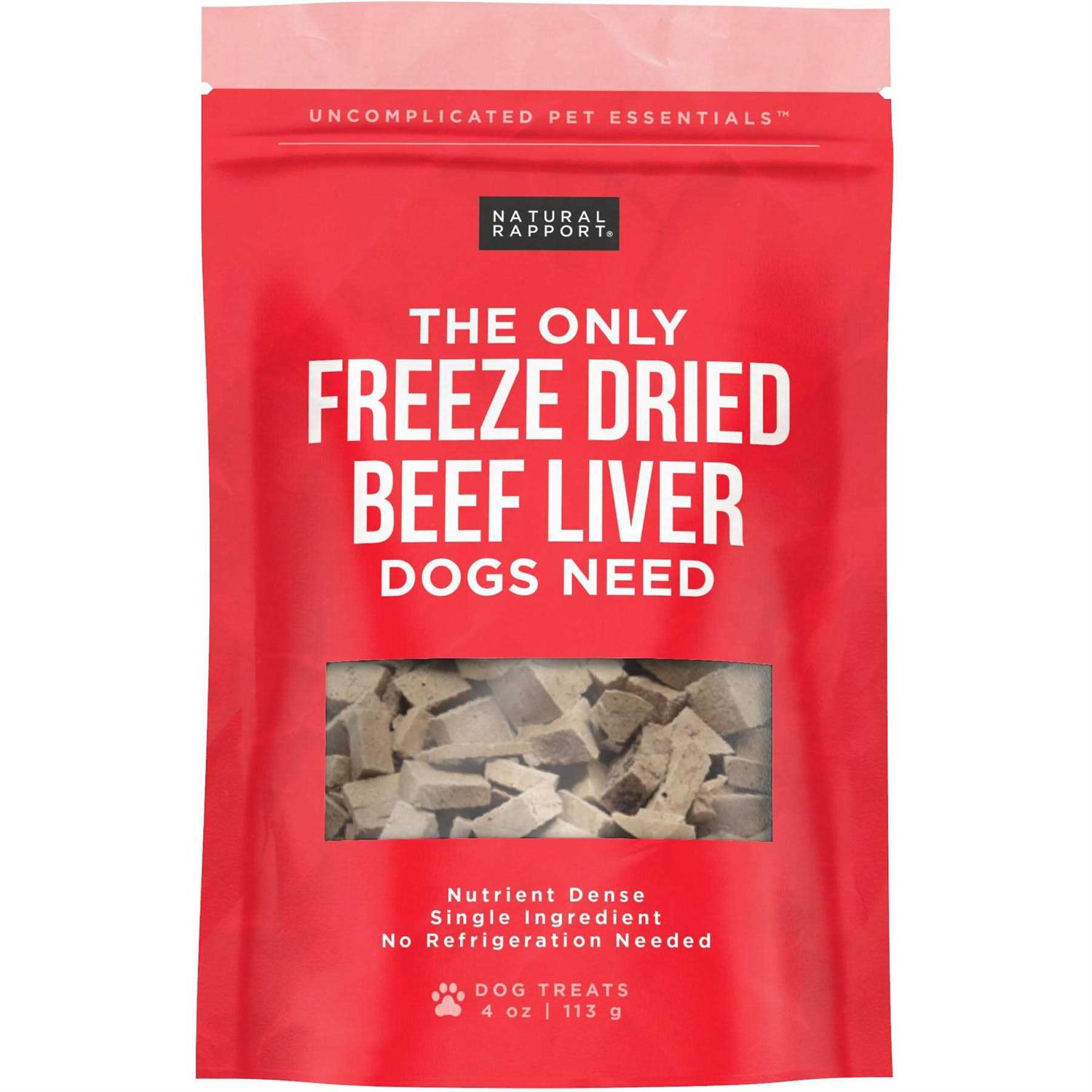 Natural Rapport The Only Freeze Dried Beef Liver Dogs Need - Healthber