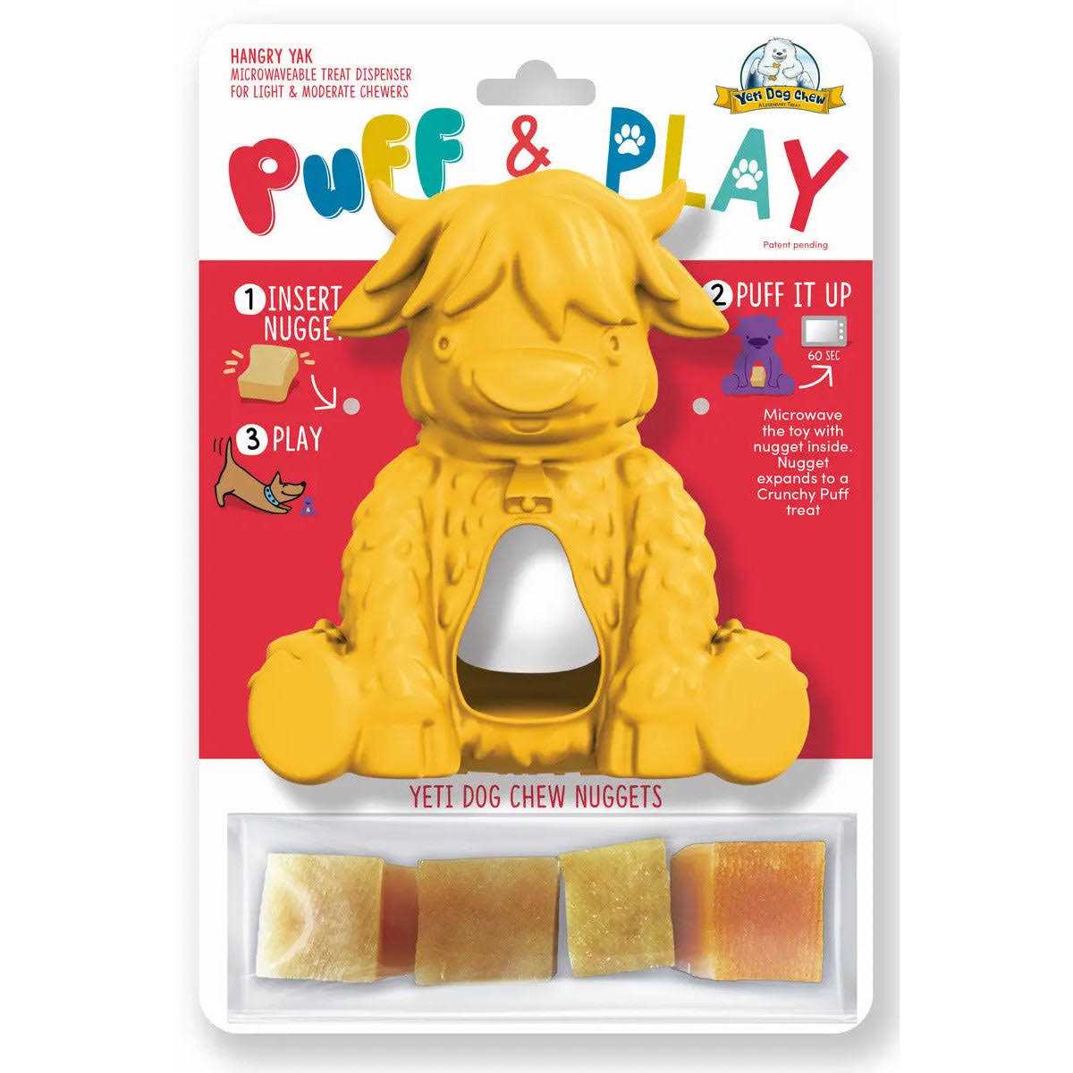 Yeti Dog Puff & Play Toy - Healthber