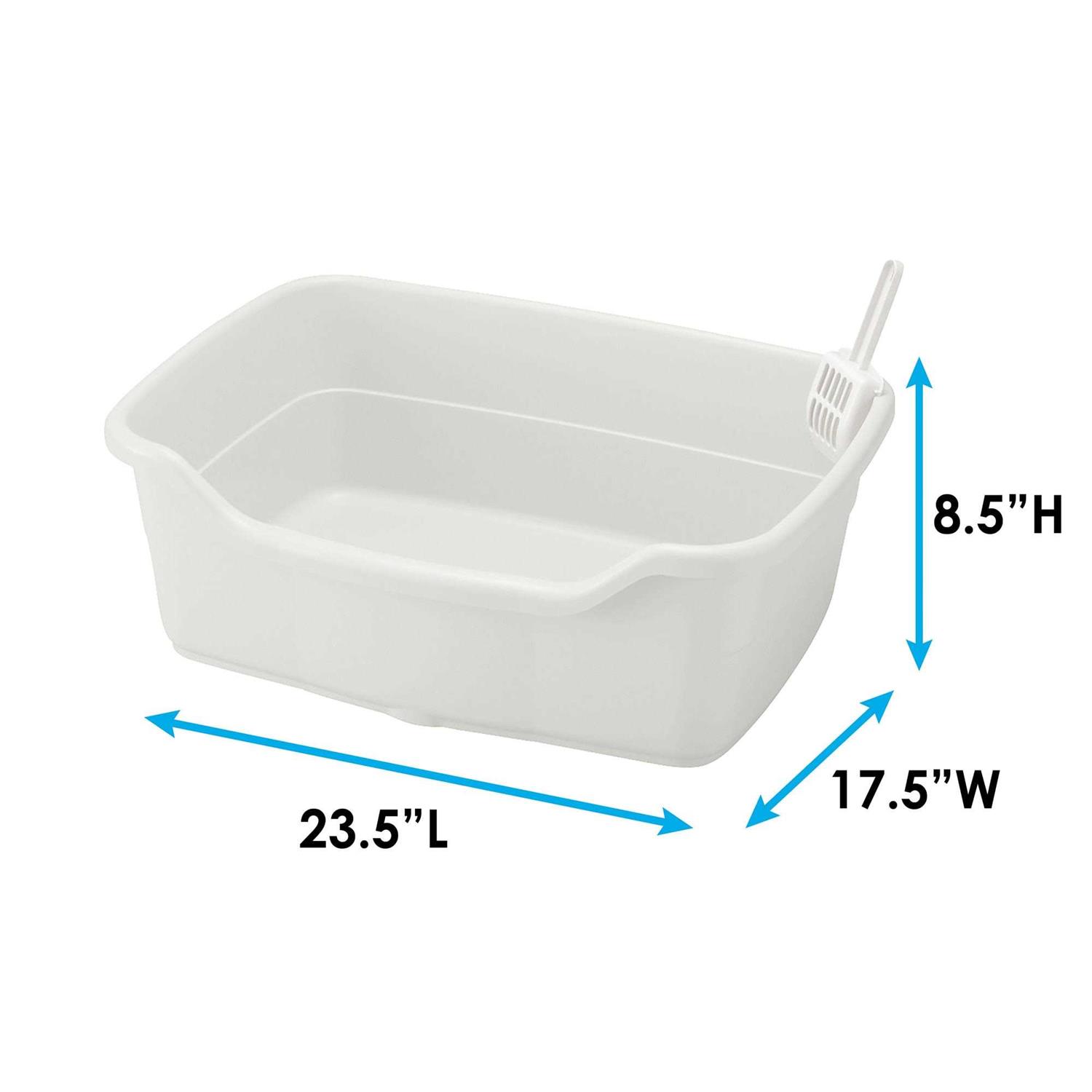 PAW Trax Wide Cat Litter Pan Richell - Healthber