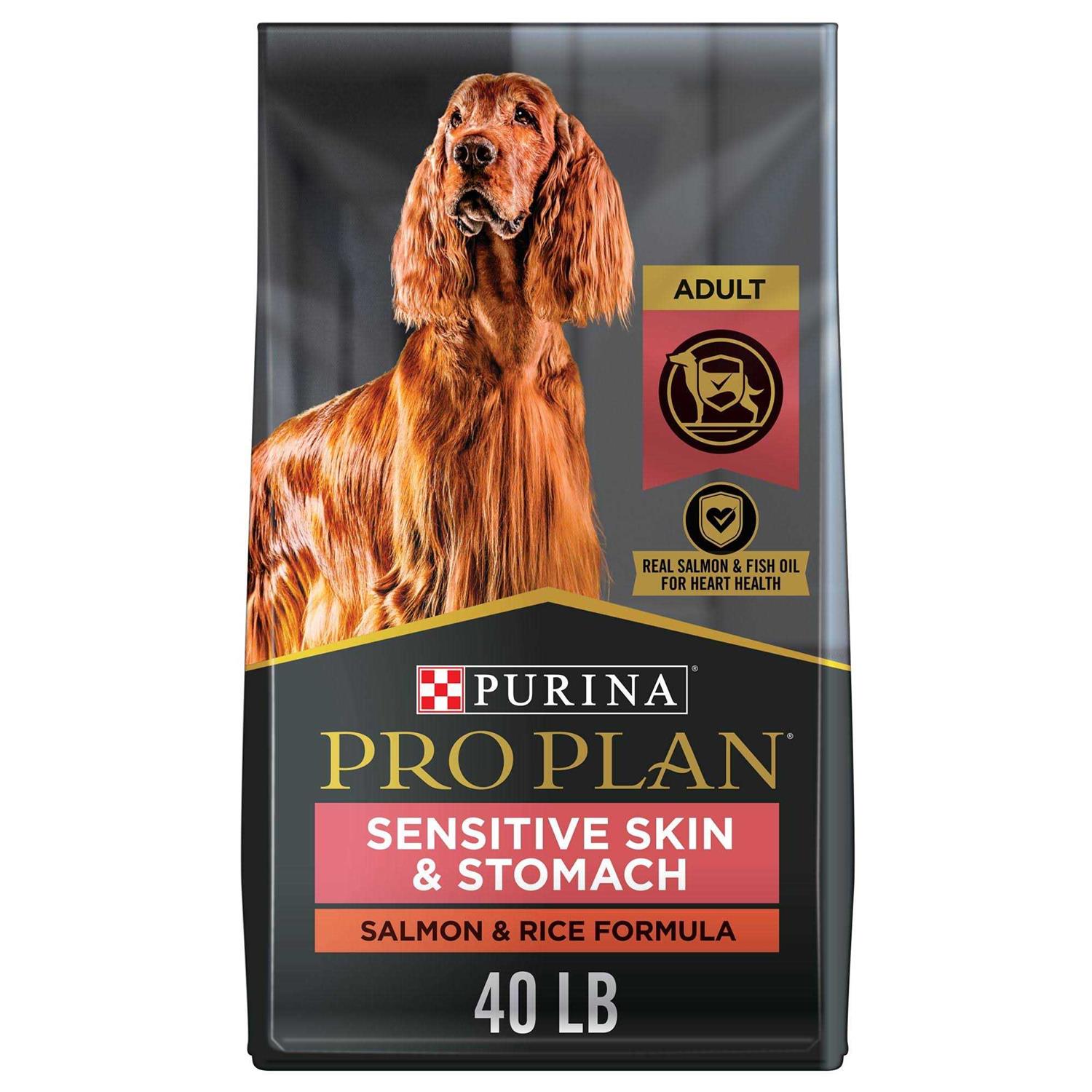 Purina Pro Plan Sensitive Skin & Stomach Salmon & Rice Formula Dry Dog Food - Healthber