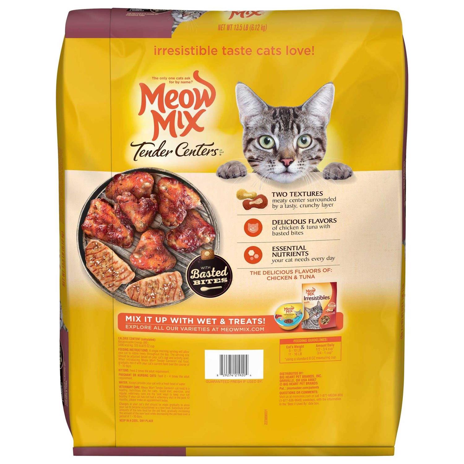 Meow Mix Tender Centers Cat Food - Healthber