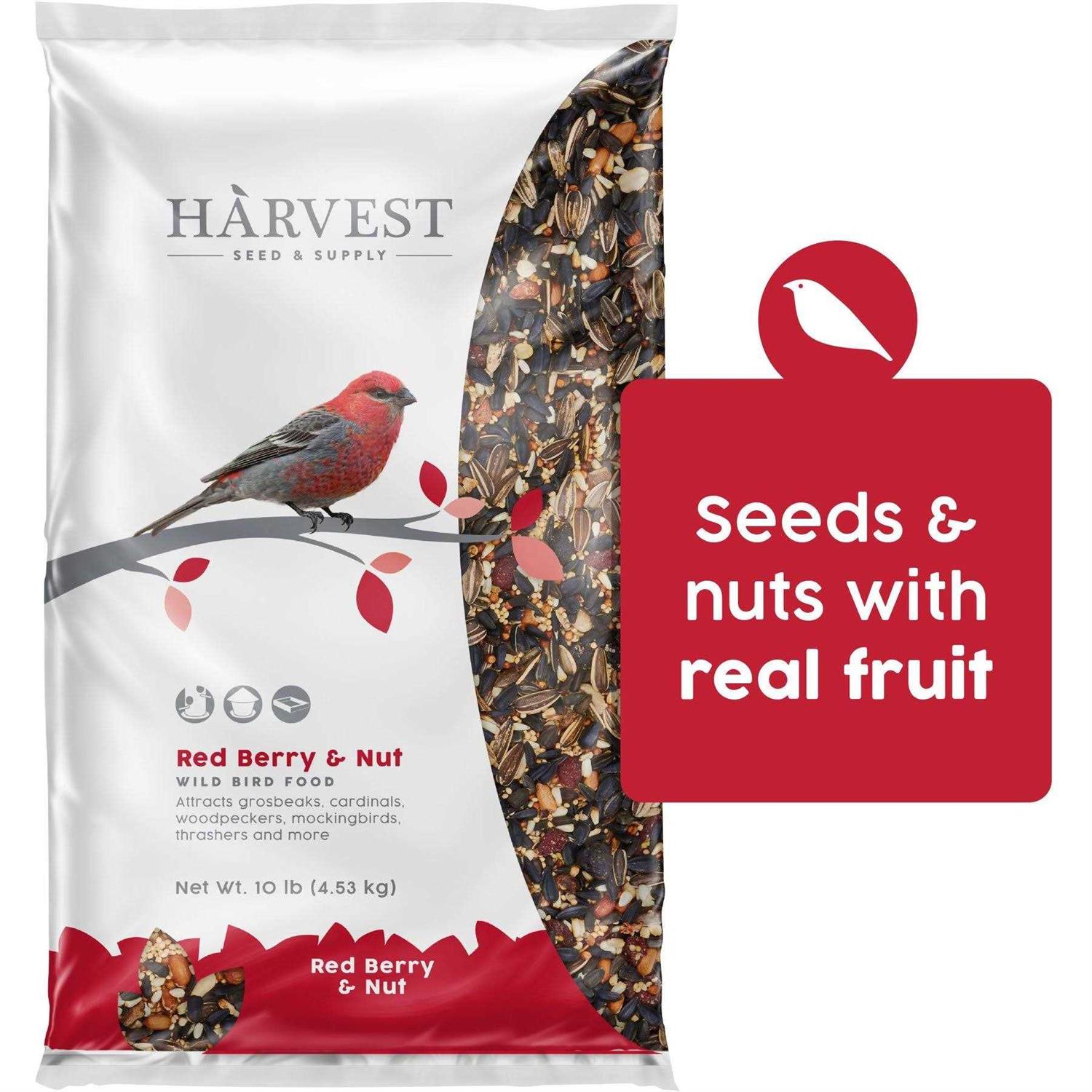 Harvest Seed & Supply Red Berry & Nut Bird Food - Healthber