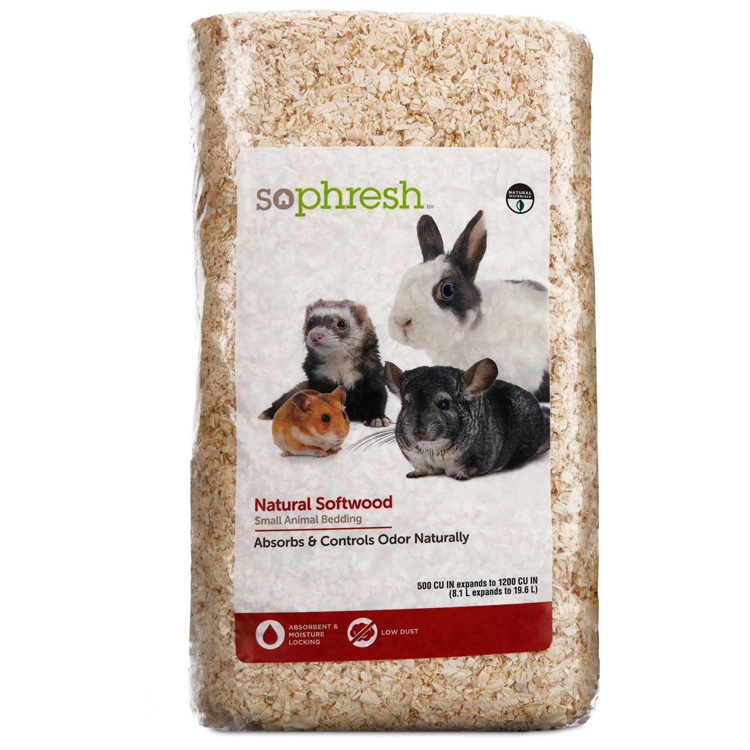 So Phresh Natural Softwood Small Animal Bedding - Healthber