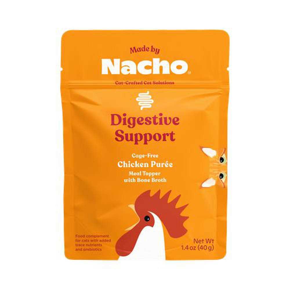 Made By Nacho Digestive Support Cage-Free Chicken Puree Meal Topper with Bone Broth - Healthber