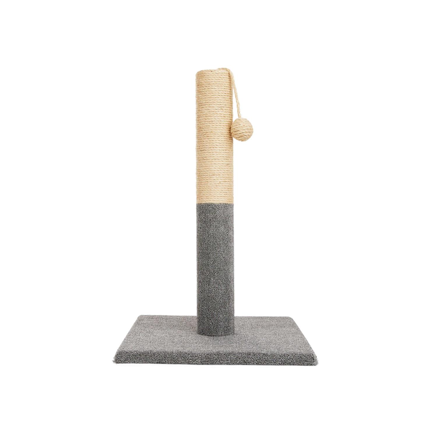 EveryYay Dual Texture Cat Scratch Post 16 L X 16 W X 24.5 H - Healthber