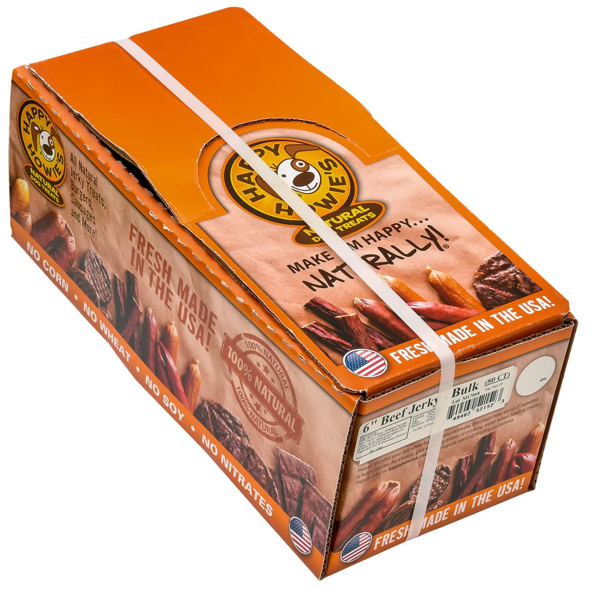 Happy Howie's Beef Jerky Strips - Healthber
