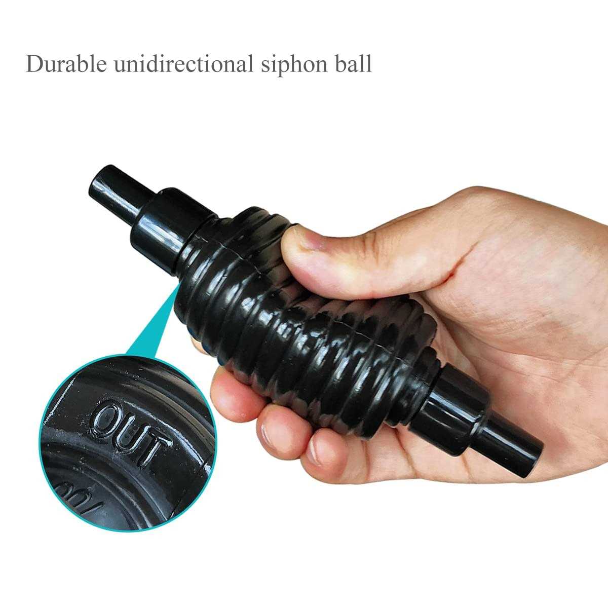 Laifoo Aquarium Siphon Vacuum Cleaner for Fish Tank Cleaning Gravel & Sand - Healthber