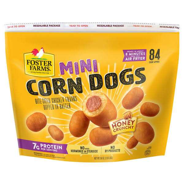 Foster Farms Mini Corn Dogs - Healthber