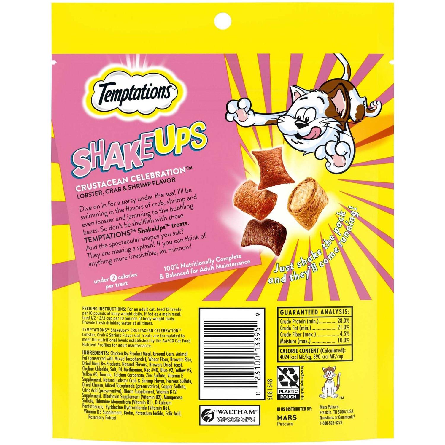Temptations ShakeUps Crunchy and Soft Cat Treats - Healthber
