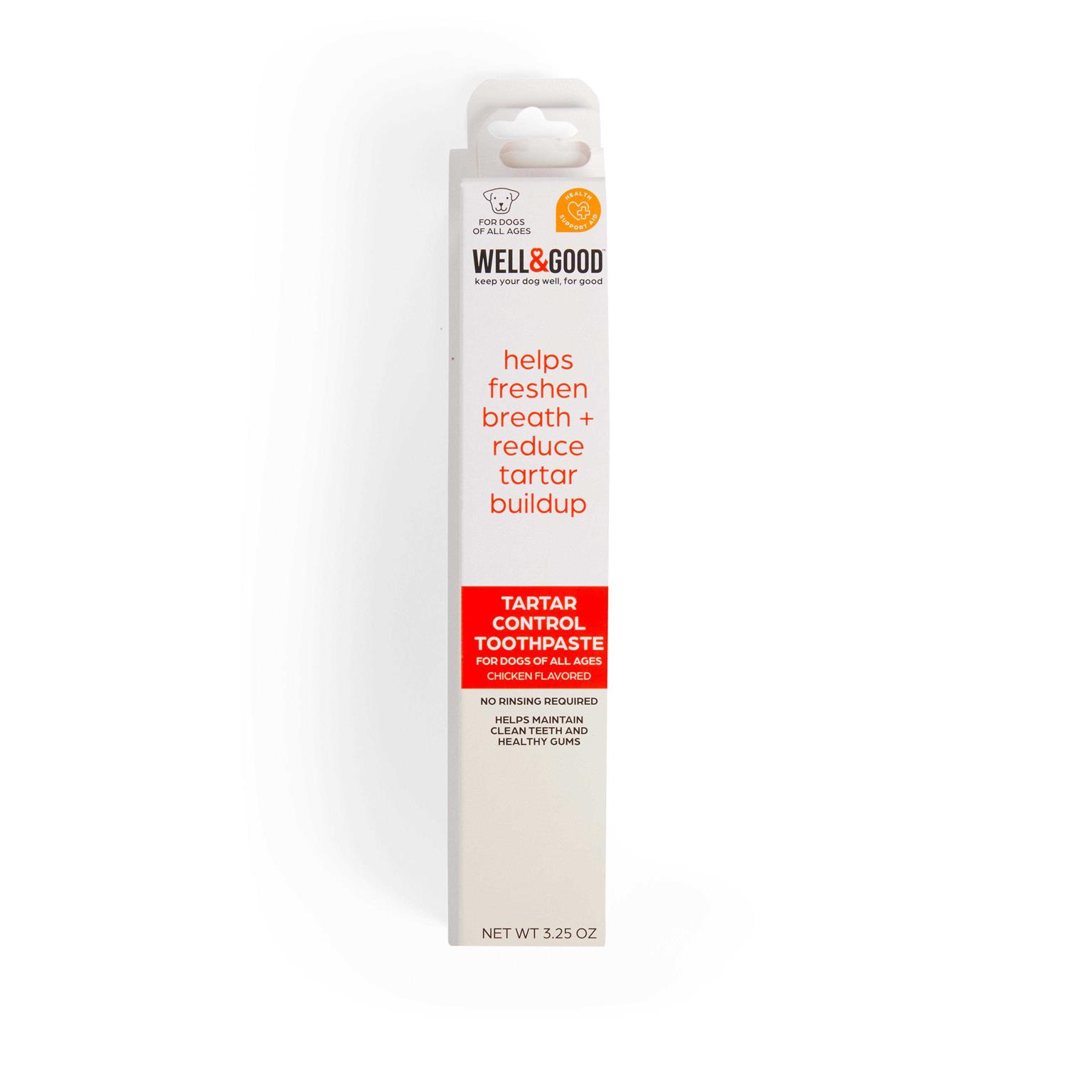 Well & Good Tartar Control Toothpaste for Dogs - Healthber