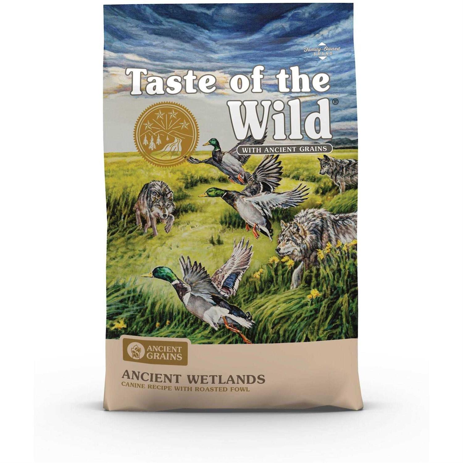 Taste of the Wild Ancient Wetlands with Ancient Grains Dry Dog Food - Healthber