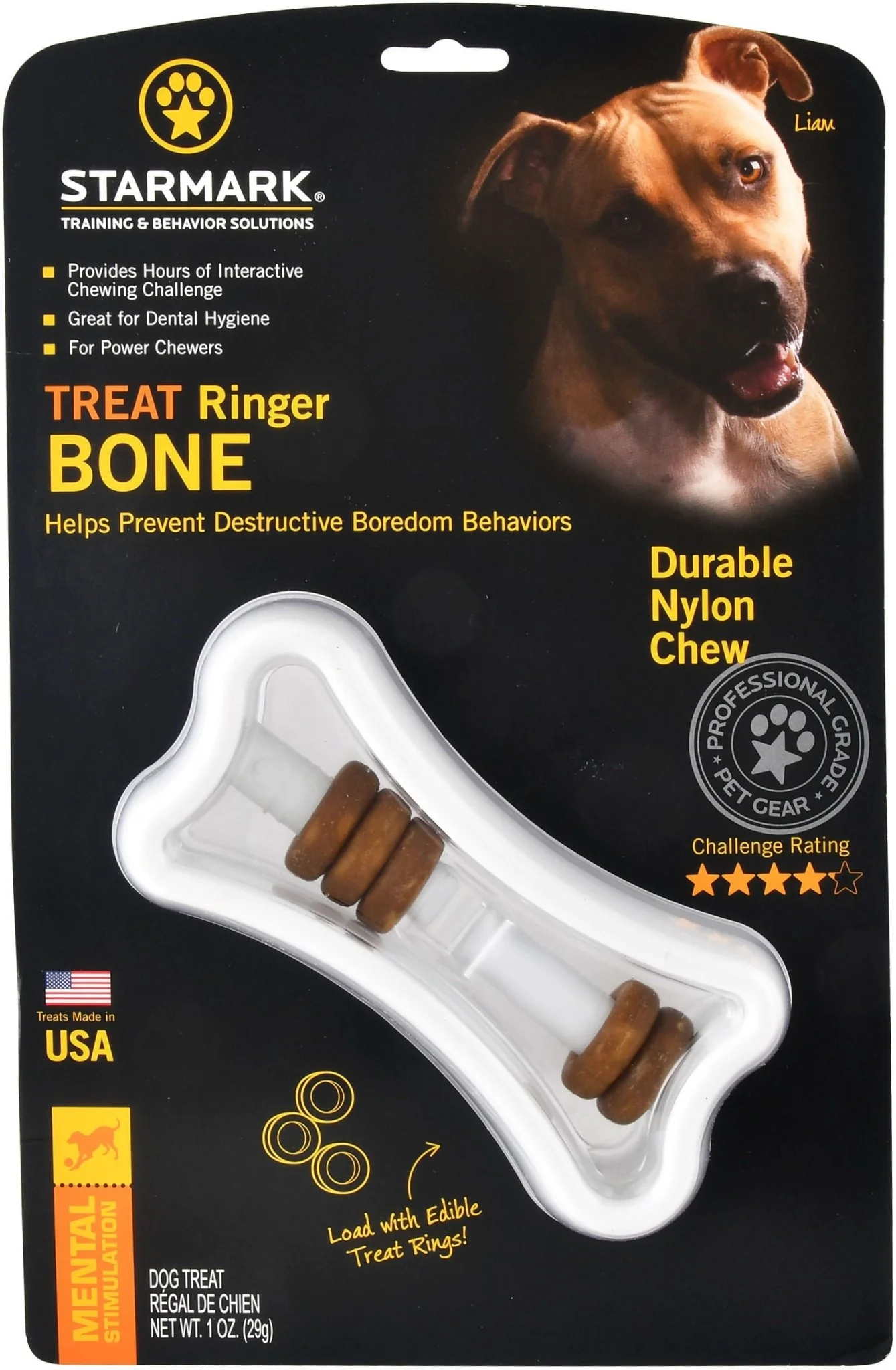 Starmark Treat Ringer, Bone - Healthber