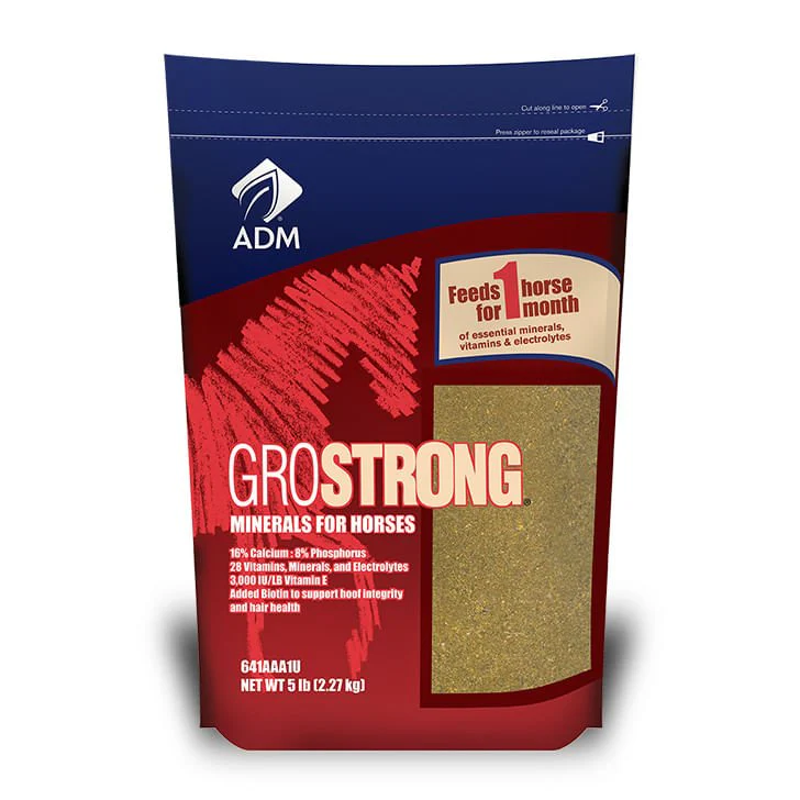 ADM GROSTRONG Granules Horse Supplement, 5 lb - Healthber
