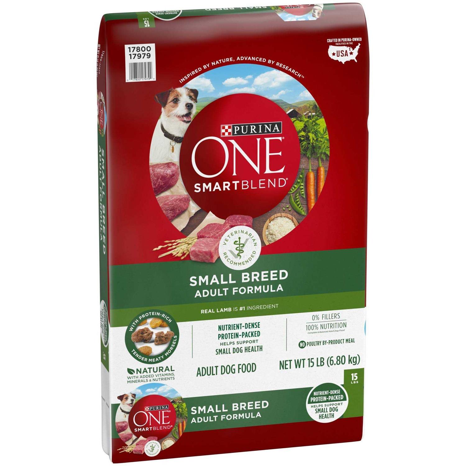 Purina ONE Plus Lamb & Rice Formula Small Breed Dry Dog Food - Healthber