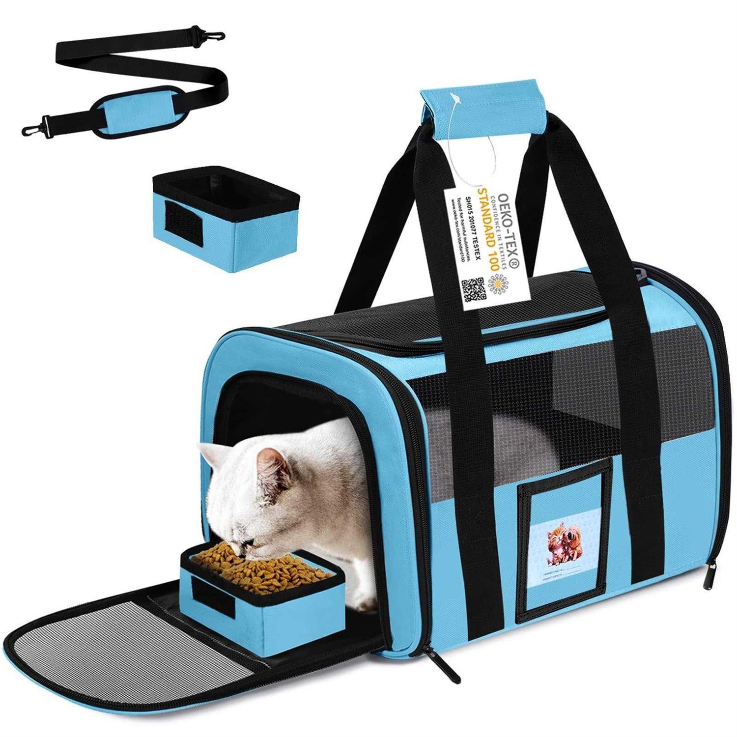 Seclato Cat Carrier Dog Pet Carrier Airline Approved for Cat - Healthber