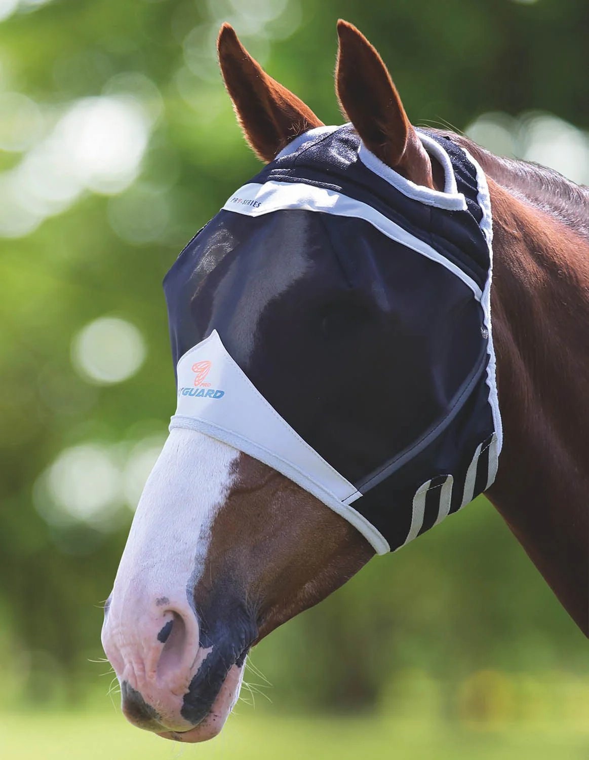 Shires Fine Mesh Horse Fly Mask without Ears - Healthber