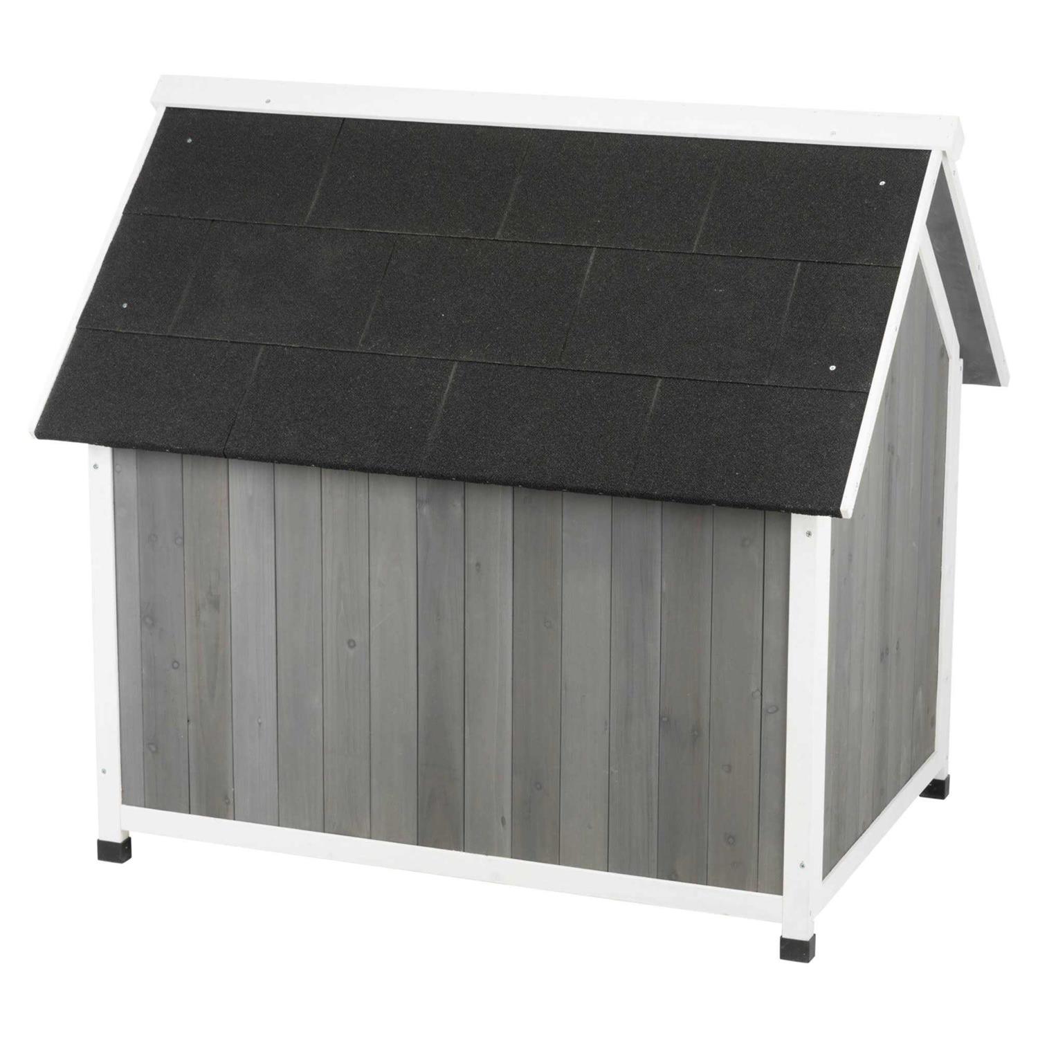 Trixie Pet Natura Barn Style Dog House Gray - Healthber
